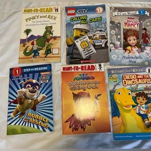 Level 1 Kids Reading Books Fancy Nancy, Diego, PJ Masks, Paw Patrol, Lego